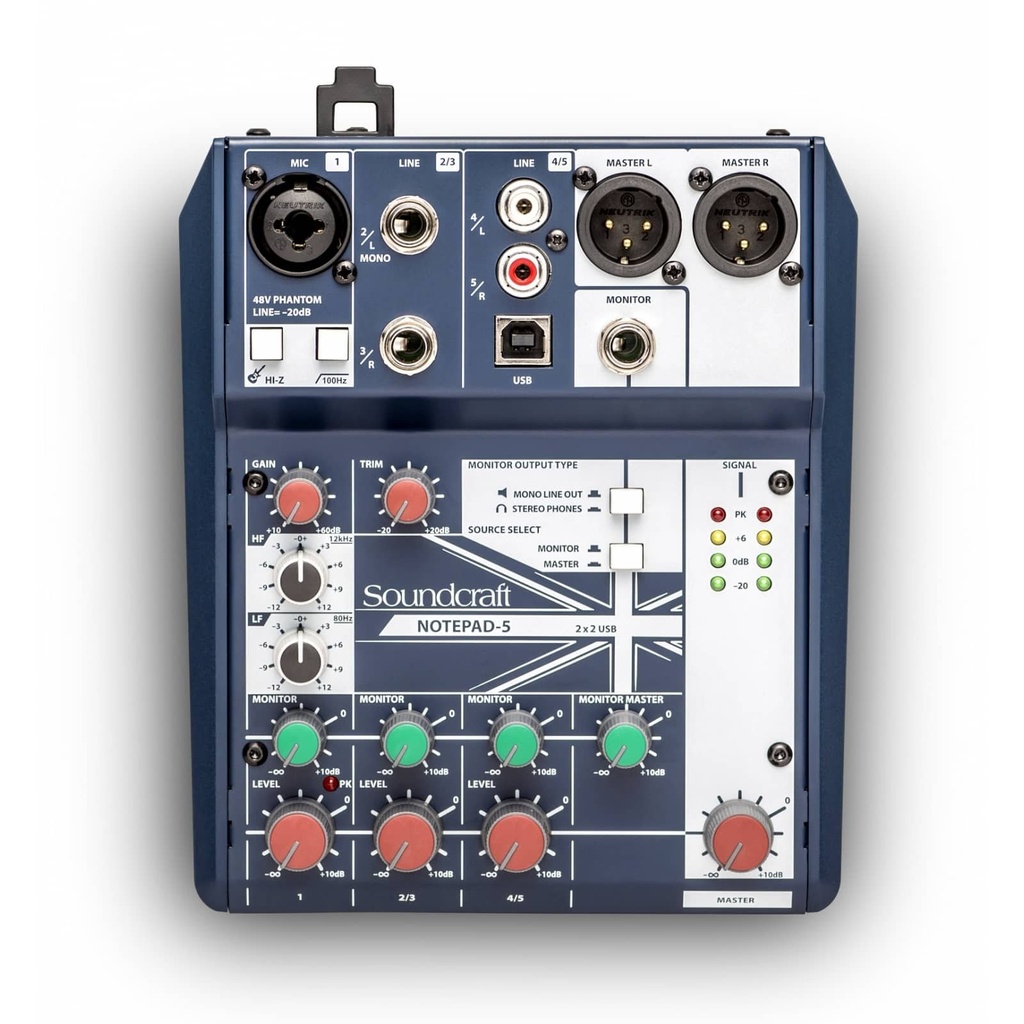 [MIX-SC-NP5] Soundcraft Notepad-5 (6 canales)