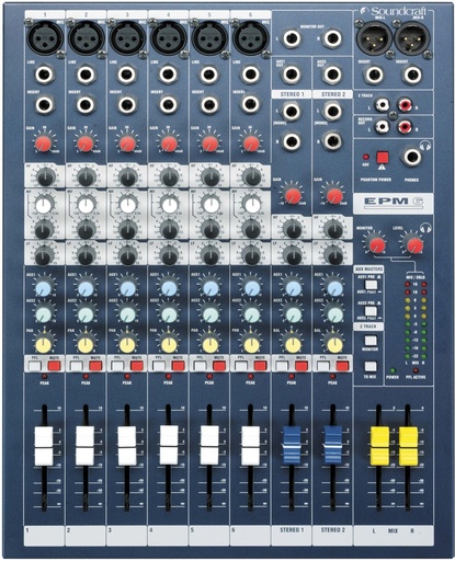 [MIX-SC-EPM6] Soundcraft EPM6 (6 canales)